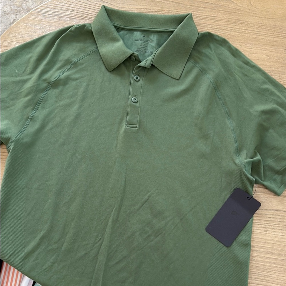 Fanatics Green Polo Shirt Classic Design